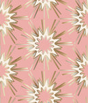 pink wallpaper gold burst starburst art deco rose wallpaper fabric glitter wallpaper interior design trend similar to spark zoffany thistle rug vivienne westwood kelly wearstler style 