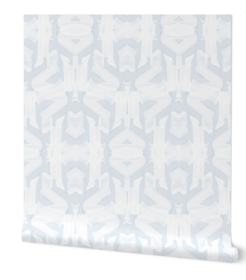 pale blue painterly wallpaper, paint stroke wallpaper brush stroke artist wallpaper