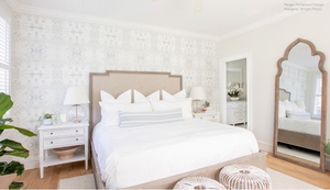 2018 home interior most popular, most popular pinterest pins bedroom, bedroom decor top pinterest, light blue beige bedroom, pale blue bedroom