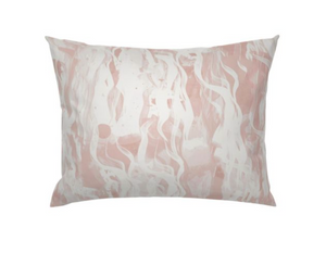 blush pink water color pillow