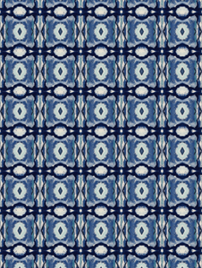 large blue ikat fabric, painterly navy fabric, teal and navy 2022 ikat, new ikat 2022