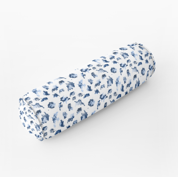 Small Polka Dot Round Bolster Pillow