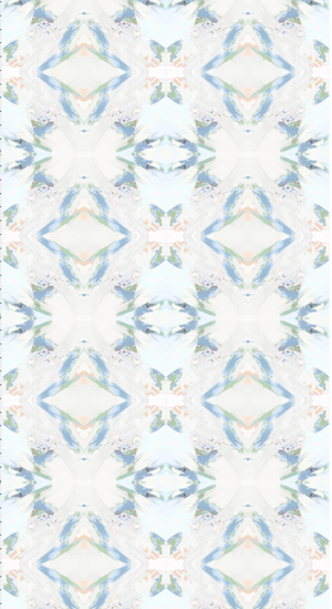 ice blue wallpaper, pale blue wallpaper, artist wallpaper, wallpaper painted by artist, paint stroke wallpaper, accent wall girls room, ice blue paint color bathroom, pale blue bathroom color