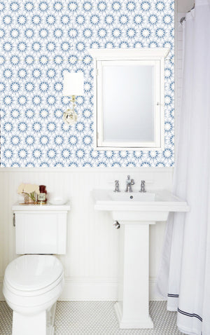  wallpaper for bathroom, designer wallpaper direct blue white powder room wallpaper wall coverings half bathroom beach house designer